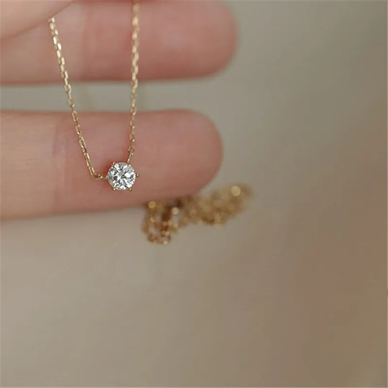 Solitaire necklace