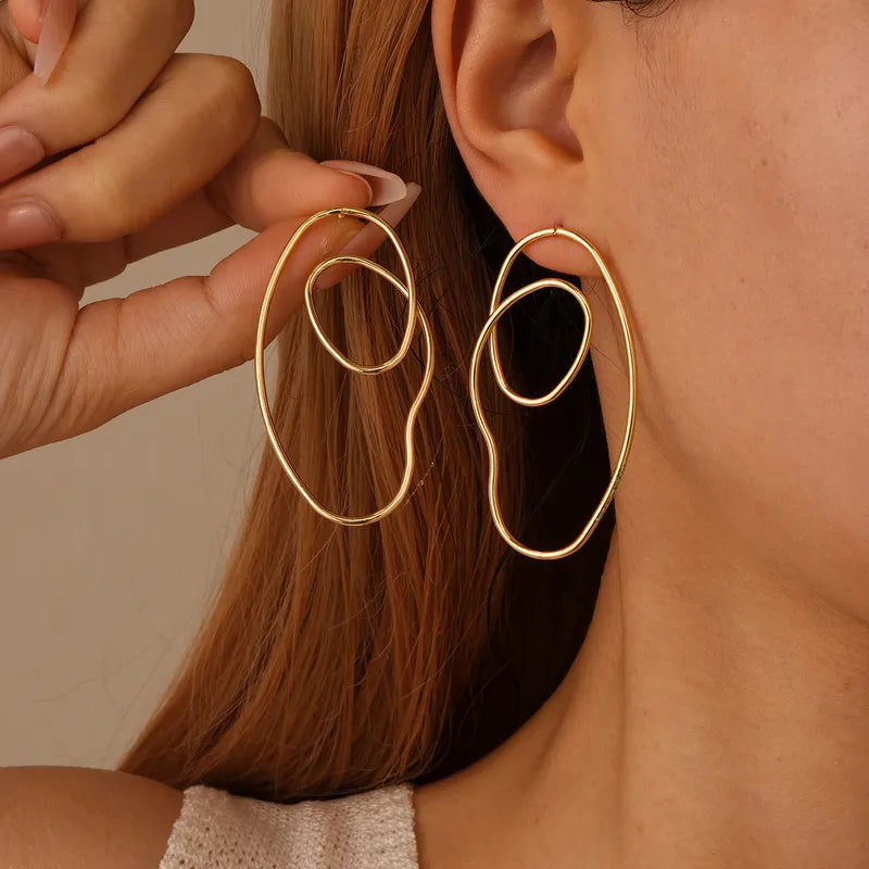 Out of Line earrings