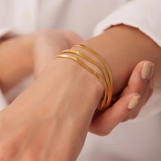 Herringbone bracelet