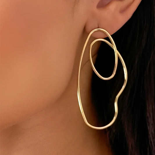 Out of Line earrings